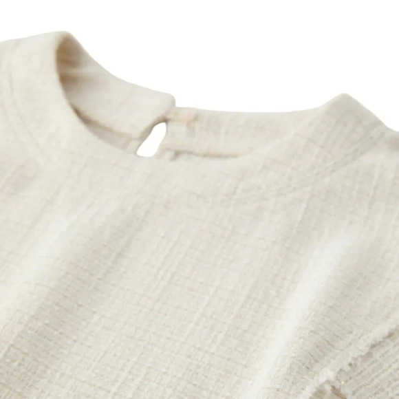 ZARA Kids | Ecru | TOP STRUCTURE SHINE - Picture 3 of 4